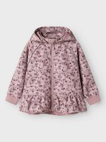 Alfa08 softshell jakke blomster - MAUVESHADO
