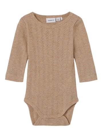 Ohusa langærmet body - OXFORD TAN