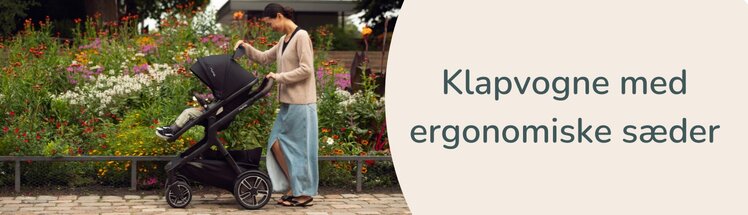 Klapvogne  med ergonomiske sæder Outlet