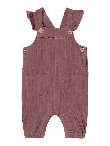 Obina loose overall - ROSE BROWN