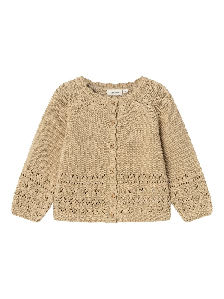 Osanna langærmet strikket cardigan - IRISHCREAM - 110