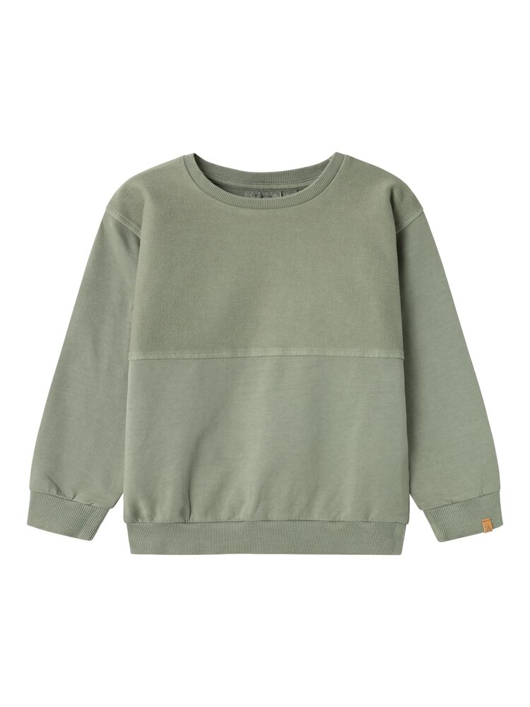 Omads langærmet sweat - SEAGRASS - 122/128