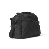 Pusletaske quiltet - black