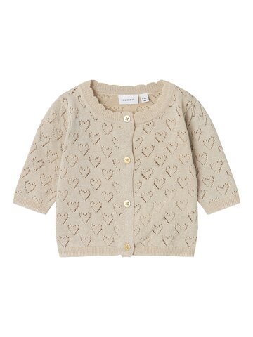 Riglitter ls strik cardigan - FROSTEDALM