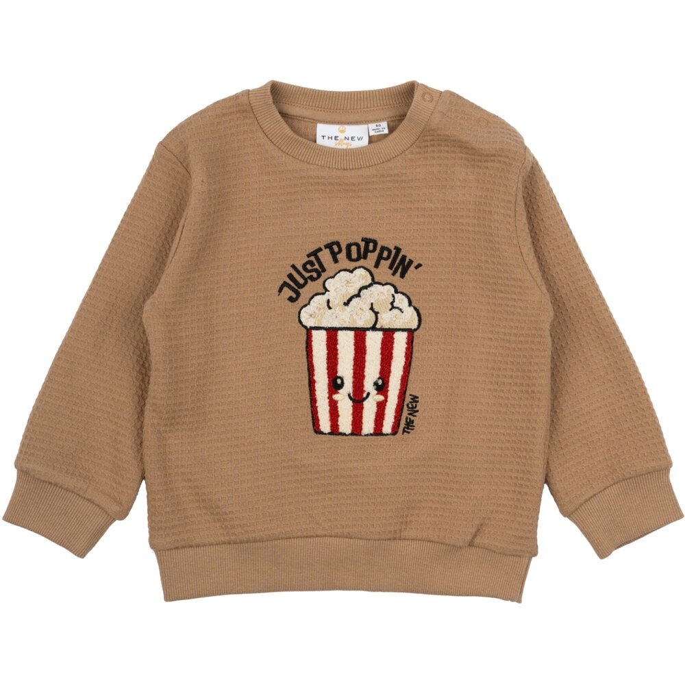 Ludvig Waffle Sweatshirt - TANNIN - 98