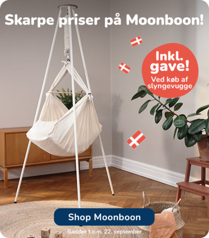 Skarpe priser på moonboon slyngevugge og vugge