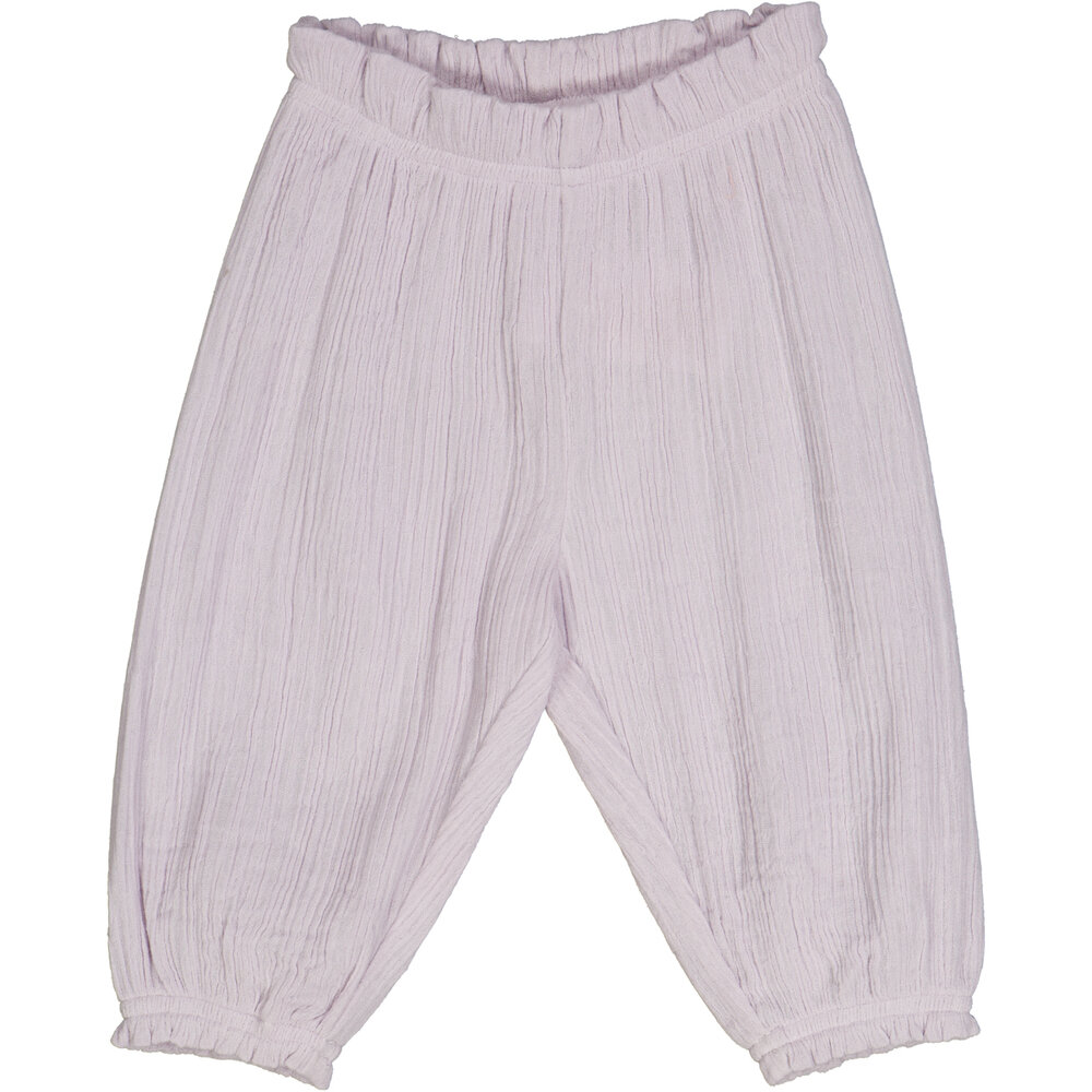 Muslin bukser med vidde - Orchid - 68