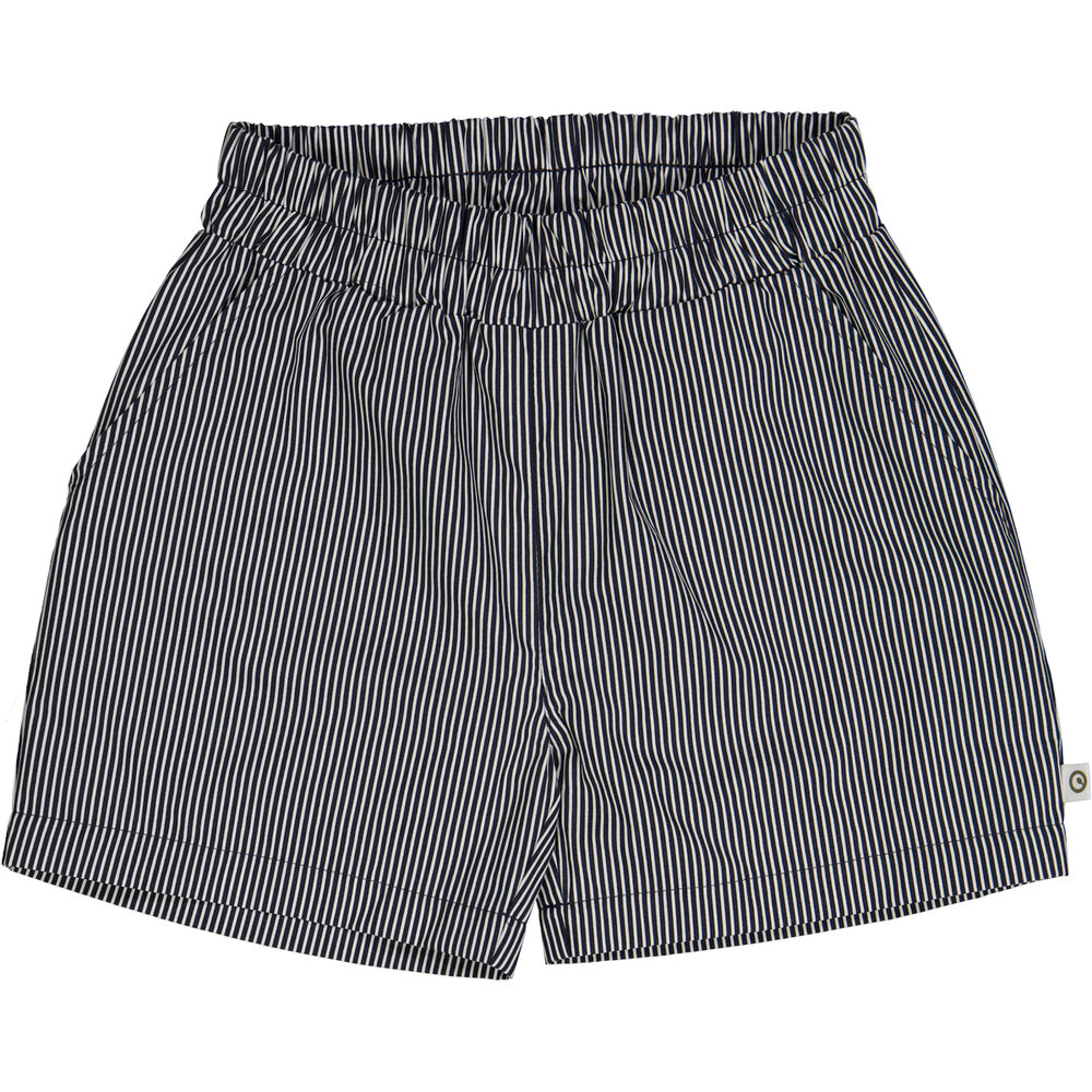 Poplin shorts - Balsam cream/Night blue - 122