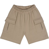 Sweat cargo shorts - Cashew