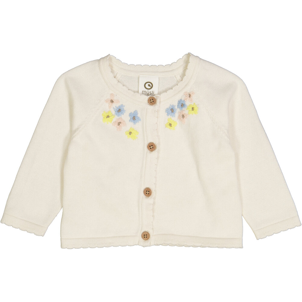 Anemones strik cardigan - Balsam cream - 86