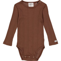 Olsen kids rib body - Ceder brown