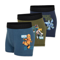 ARIS 704 - 3-PACK BOXERS - Middle Blue