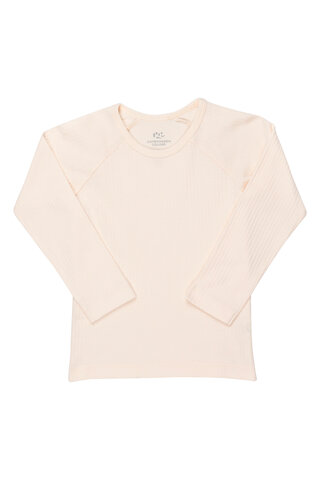 T-shirt lange ærmer - soft pink 