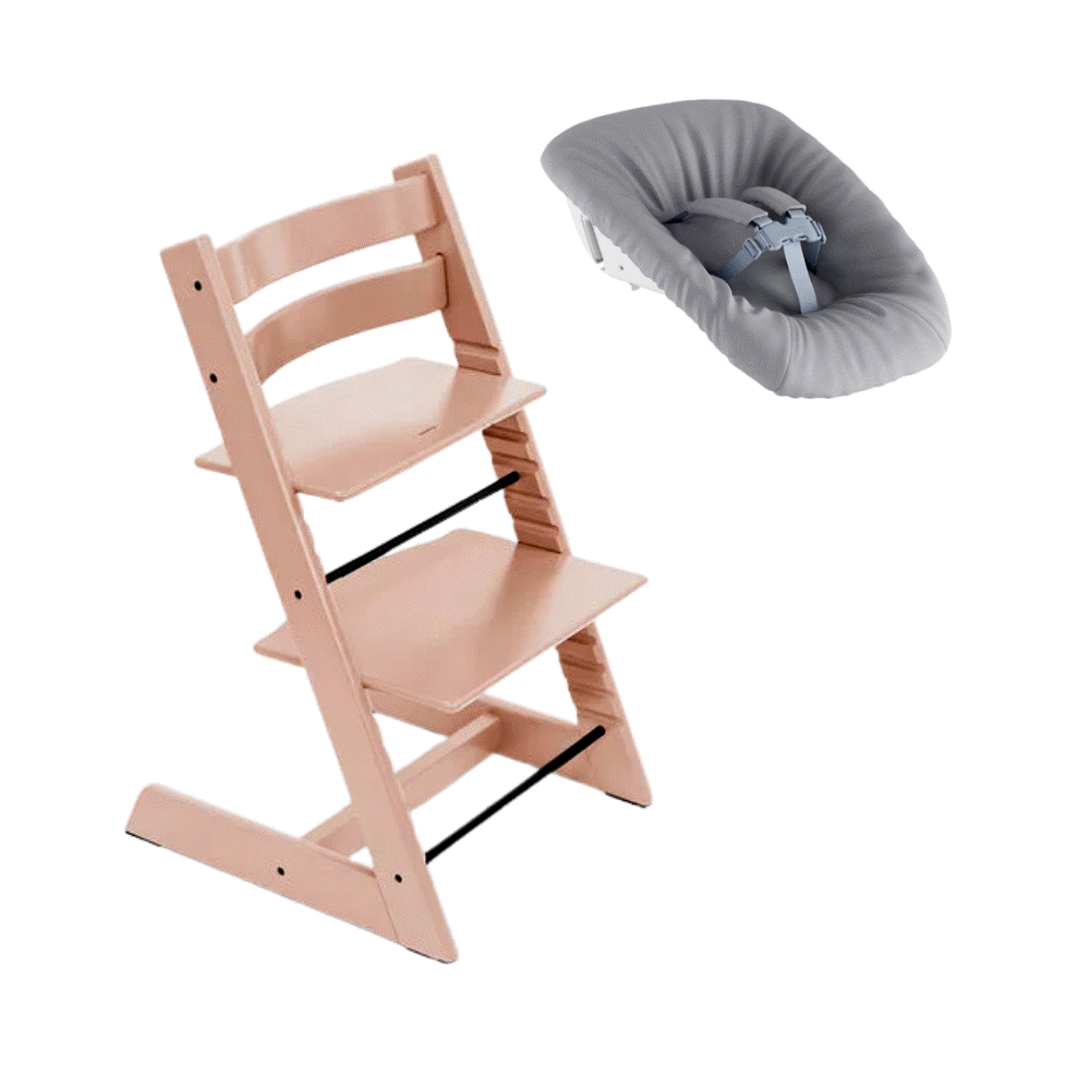 Tripp TrappÃÂ® HÃ¸jstol inkl. newborn sÃ¦t - serene pink