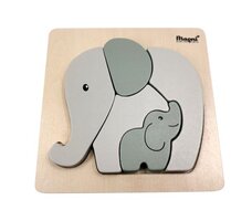 Elefant puslespil - grøn FSC®