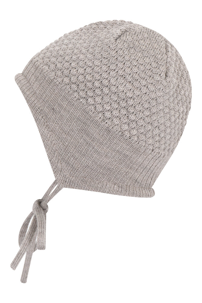 Oslo bonnet - Light Brown Melange - 45