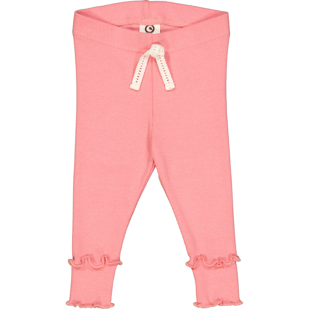 Cozy me rib leggings - Bubblegum - 92