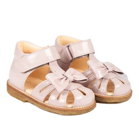 Begynder sandal med sløjfe og velcro lukning - 2704