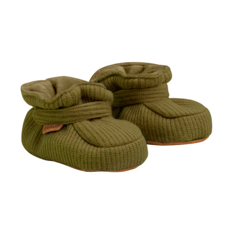 Baby slippers - Cypress melange