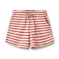 Kalle jersey shorts - red stripe