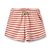 Kalle jersey shorts - red stripe