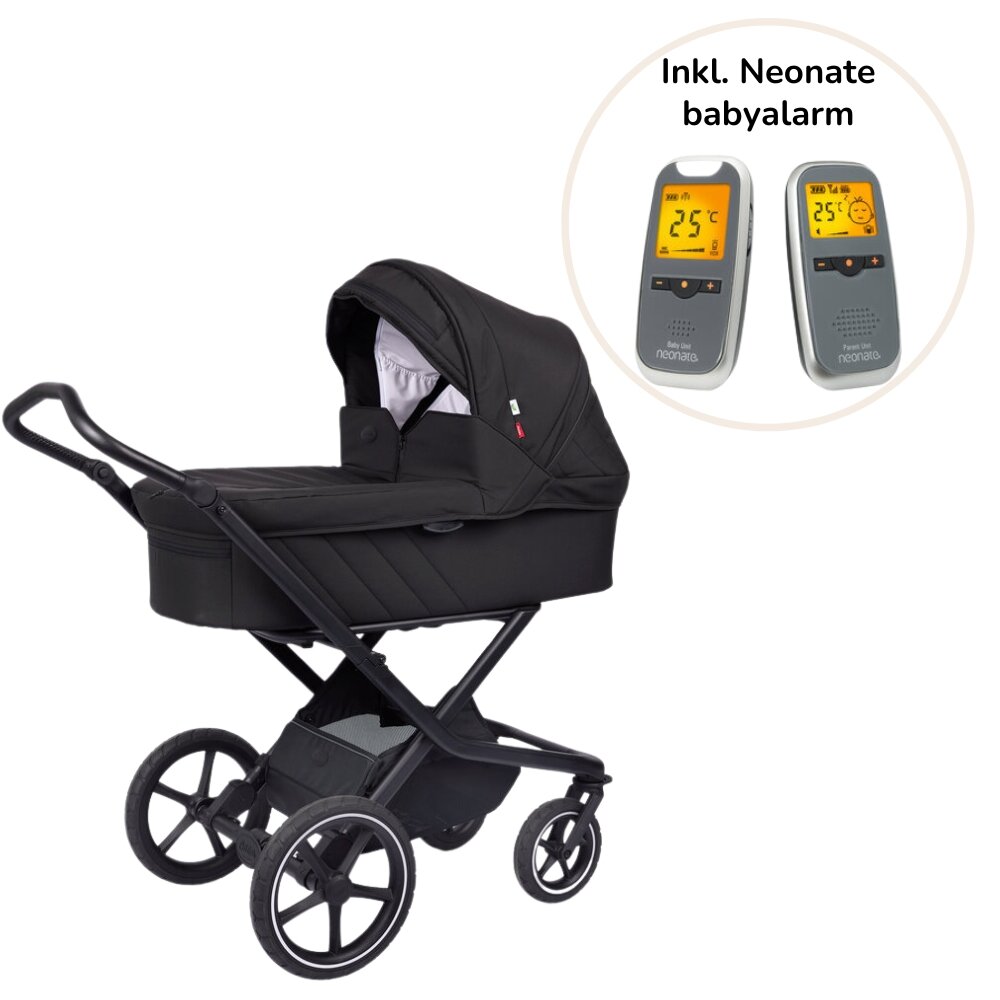 Neonate Vida 2 barnevogn - black inkl. BC-5700D